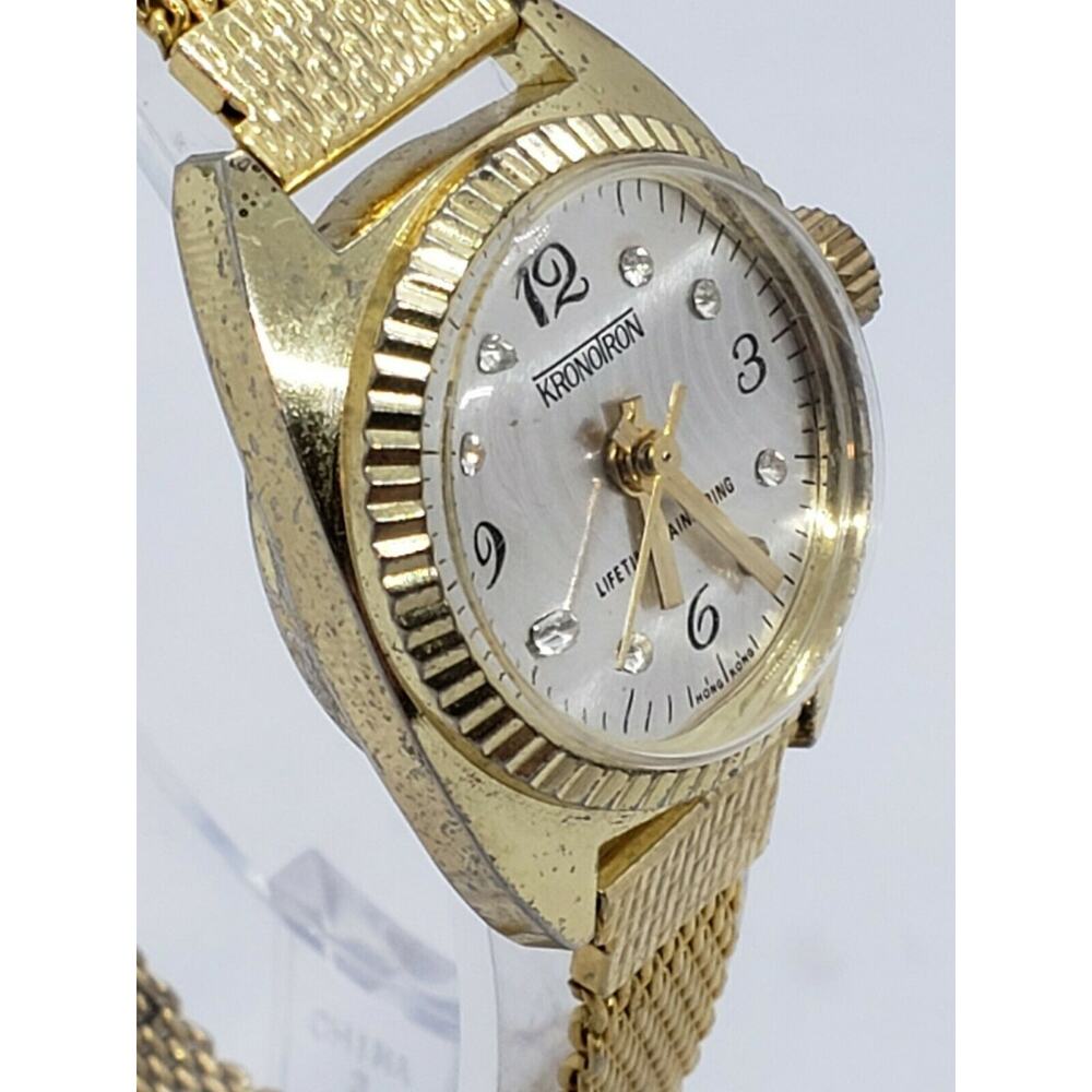 Vintage Womens Kronotron Hand Wind Watch